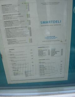 A menu of smartdeli