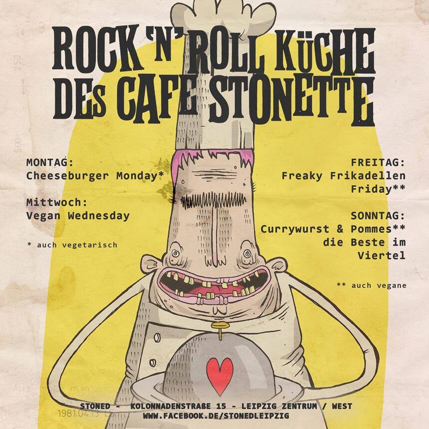 Rock'N'Roll Küche des Café Stonette