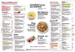 A menu of MoschMosch