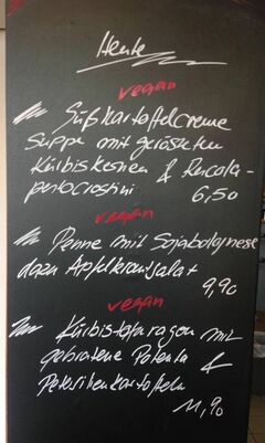 A menu of Josefina