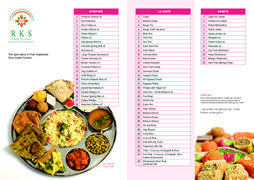 A menu of RK Dining