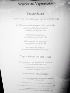 A menu of Altes Eishaus
