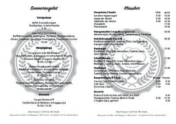 A menu of Schoffel
