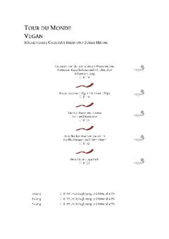A menu of Le Tapis Rouge