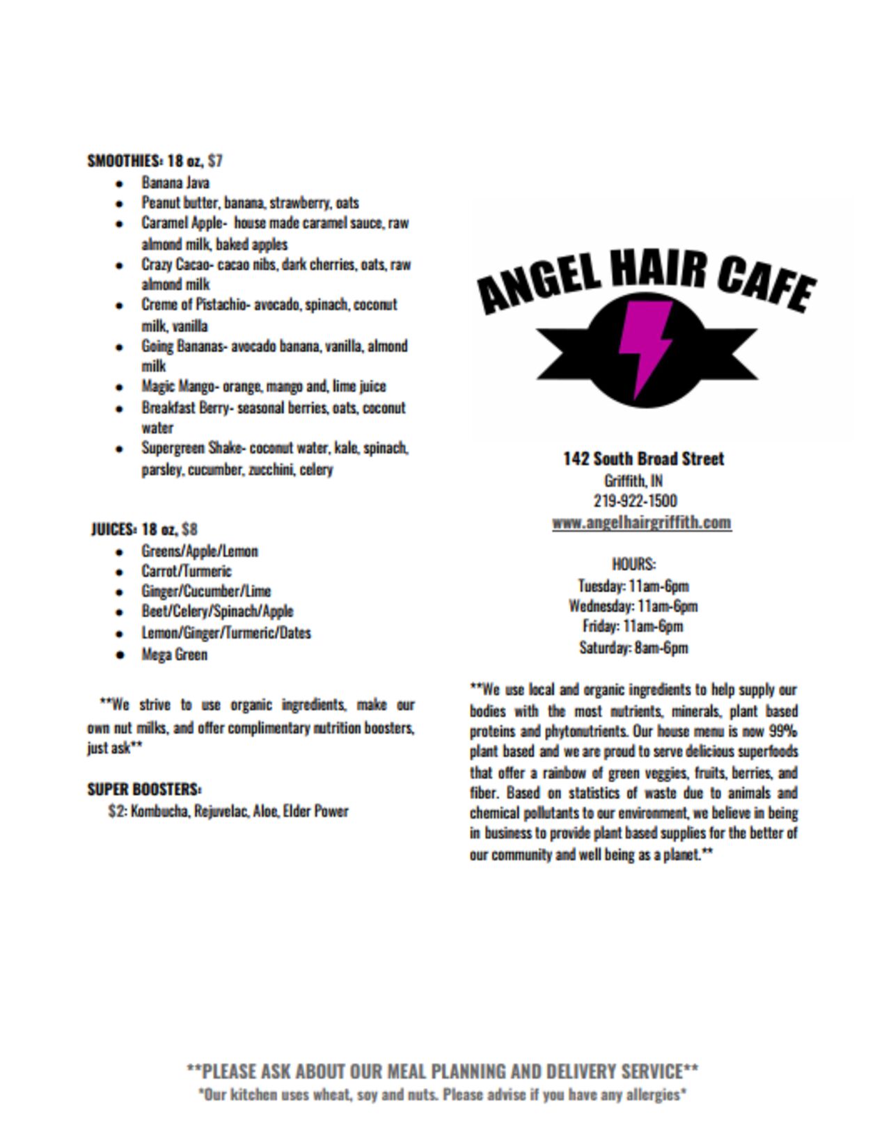 A photo of Angel Hair Café