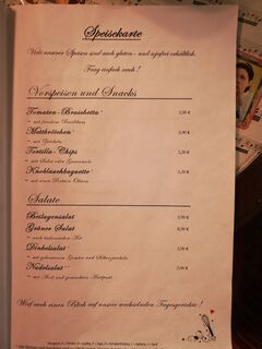 A menu of fair.liebt.