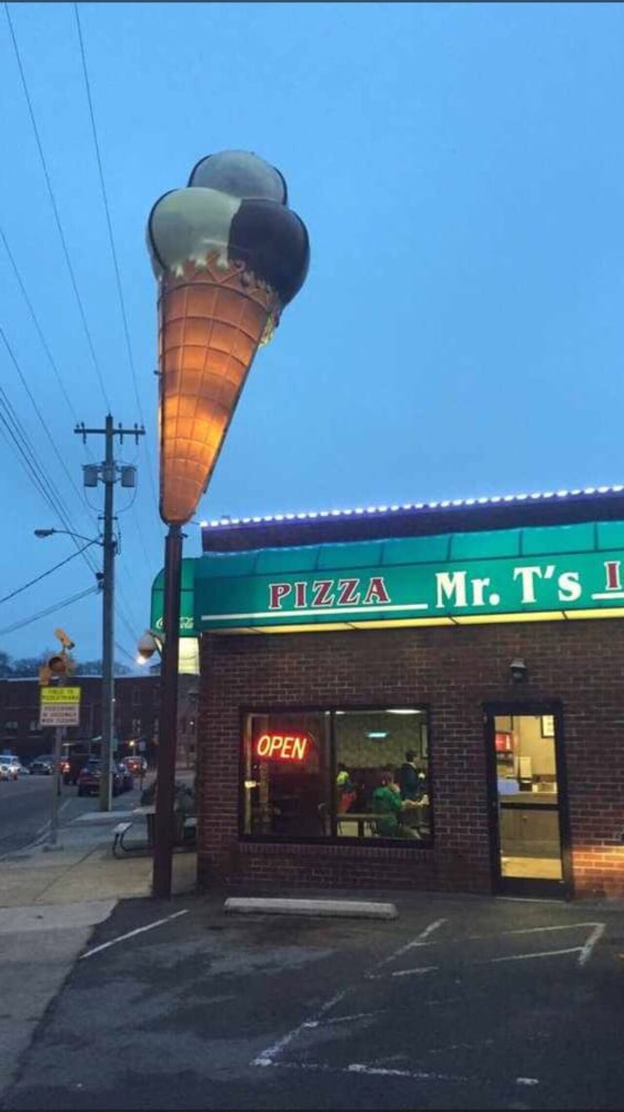 A photo of Mr. T's Pizza & Ice Cream