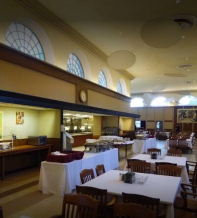 A photo of Sharpe Refectory Dining Hall at Brown University