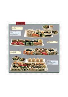 A menu of MakiMaki Sushi Green