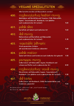 A menu of Ganesha, Lembergerstraße
