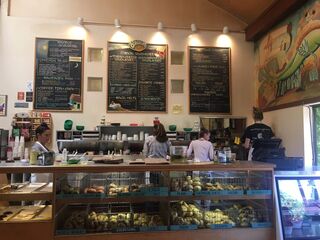 The Bagelry Downtown in Santa Cruz offers vegan cuisine