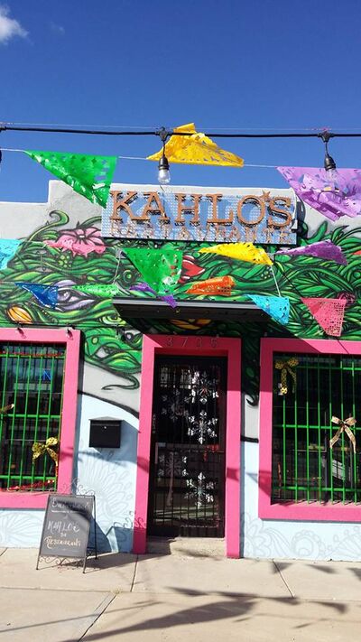 A photo of Kahlo's