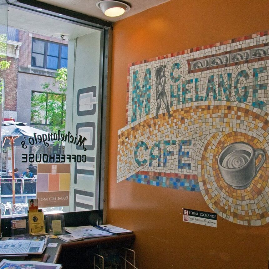 A photo of Michelangelo's Coffee House