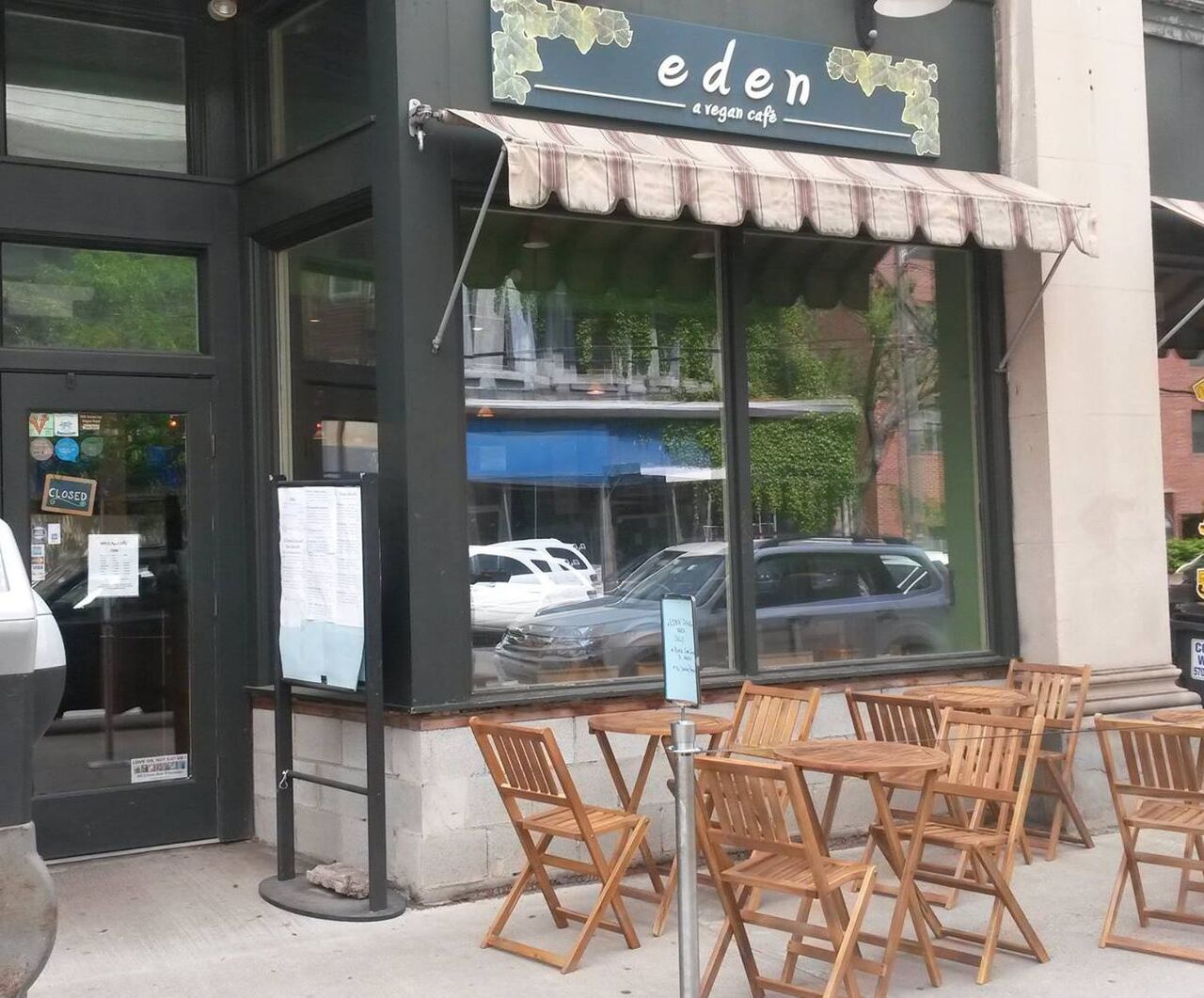 A photo of eden - a vegan café