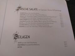 A menu of Hans im Glück, Starnberg Georgenbach