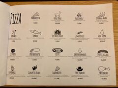 A menu of PizzAmici