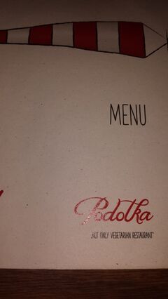 A menu of Podolka