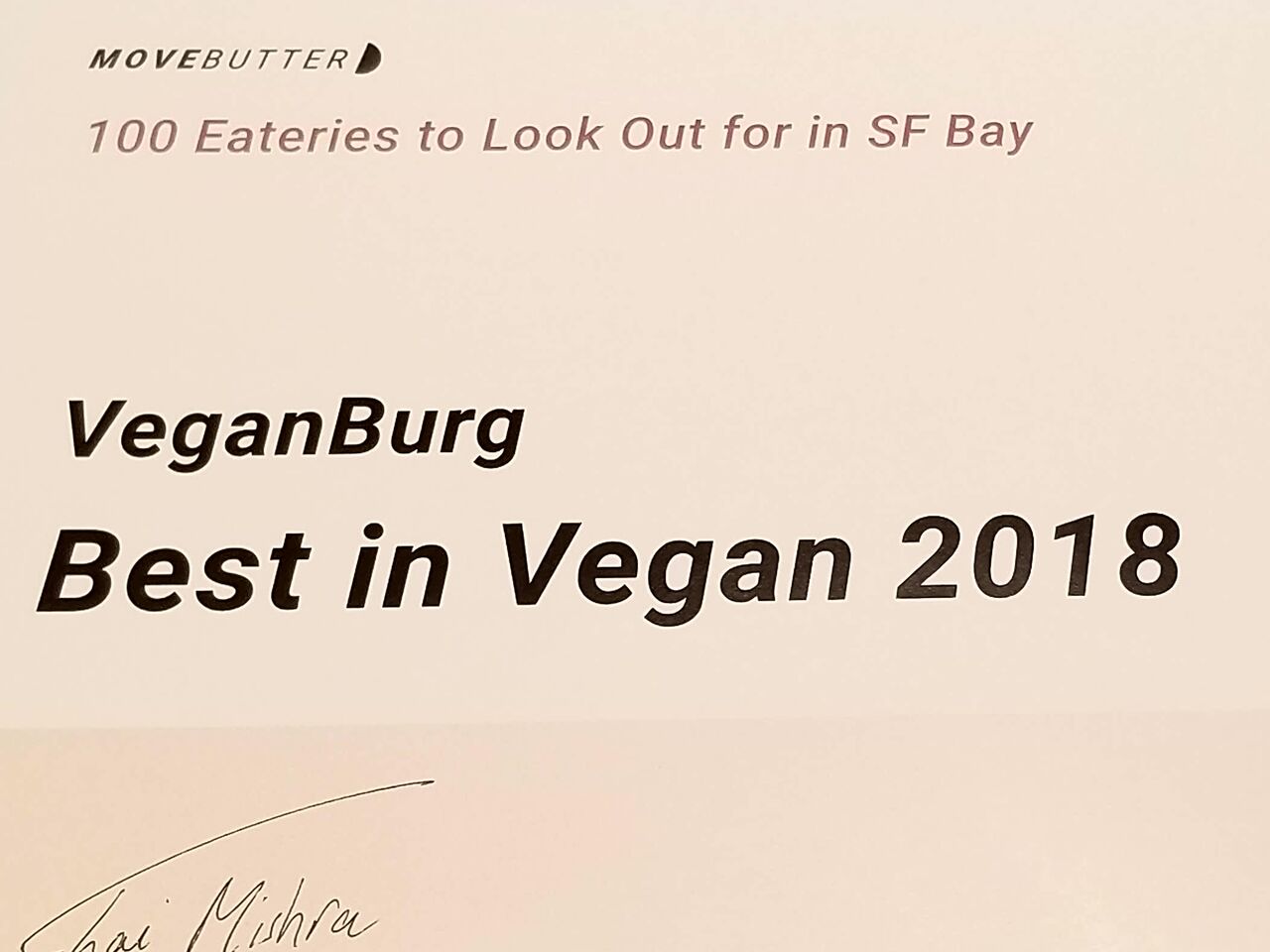 A photo of VeganBurg