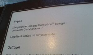 A menu of Gasthof zum Krönele
