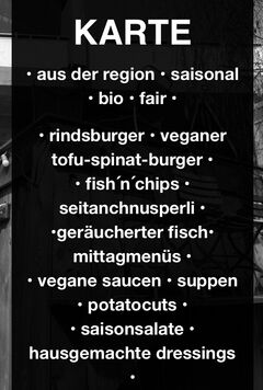 A menu of Gartenbeiz zum Gaul