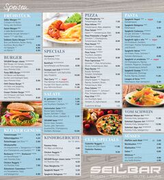 A menu of Seilbar