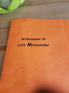 A menu of Café Miteinander