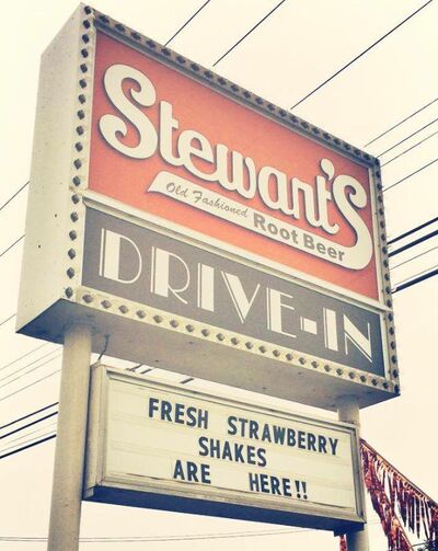 A photo of Stewart's Drive-In
