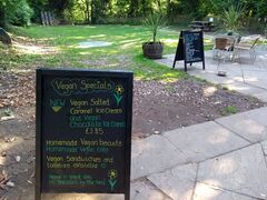 A menu of The Valley Gardens Tea Rooms