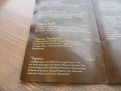 A menu of Laib & Leben, Parkoffice