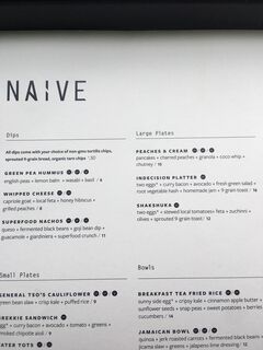 A menu of Naive