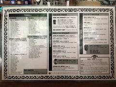 A menu of Condado Tacos, Pittsburgh