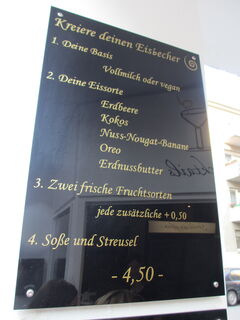 A menu of Goldzünglein