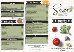 A menu of Sage