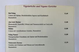 A menu of Restaurant Haslach