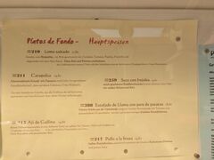 A menu of Pachamama
