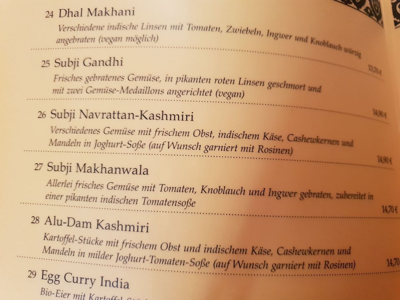 A photo of Restaurant Gandhi