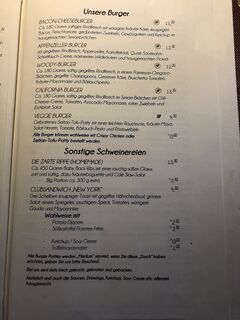 A menu of Zwanzig12