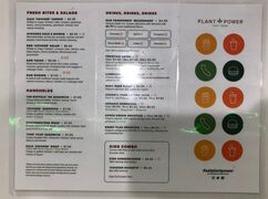 A menu of Plant Power Fast Food, Redlands