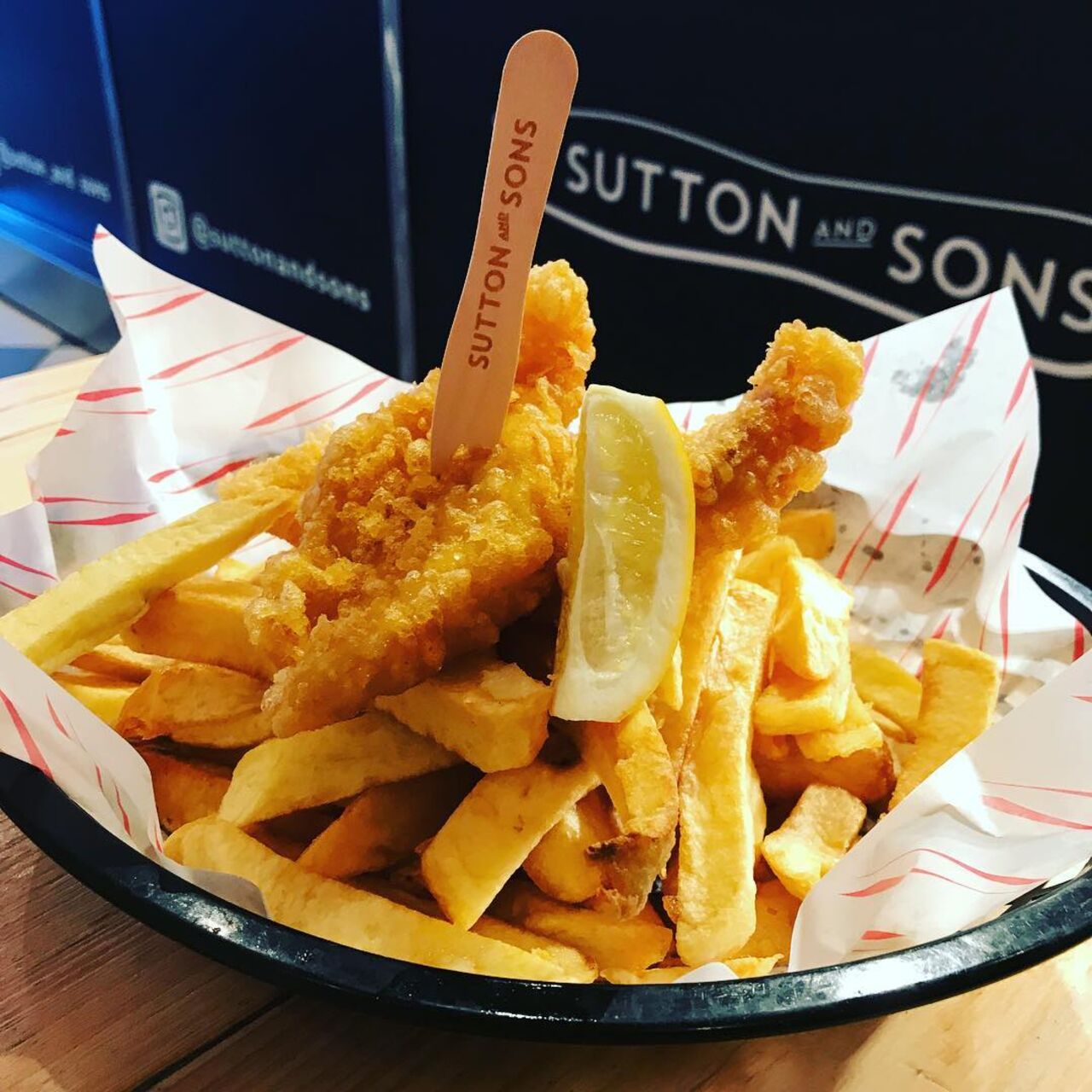 A photo of Sutton and Sons Vegan Chip Shop