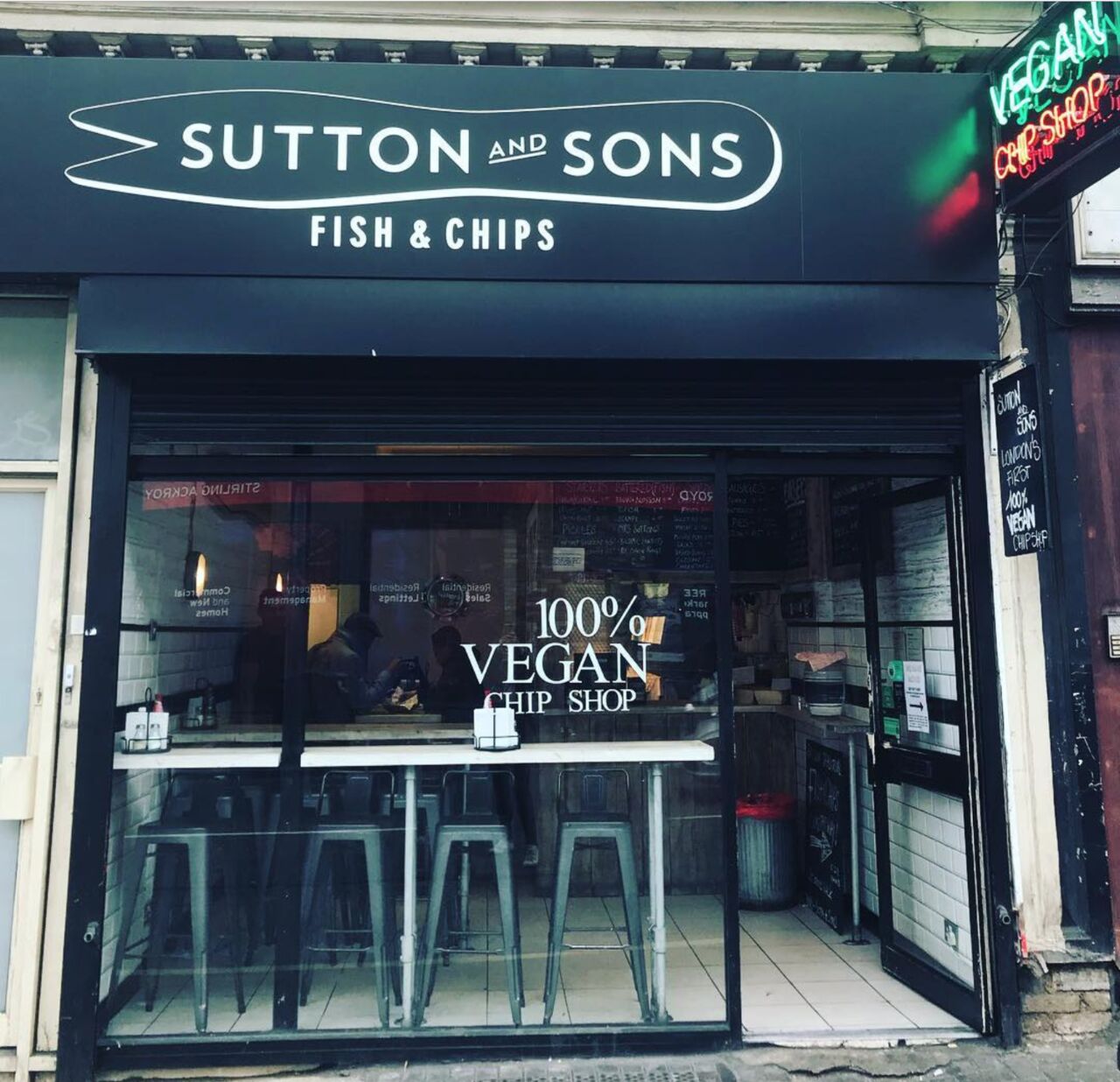 A photo of Sutton and Sons Vegan Chip Shop