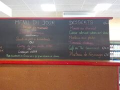 A menu of Le Bistrot Gessien