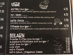A menu of goldbraun