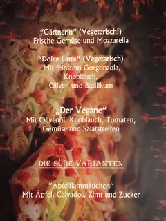 A menu of Brauhaus Rattenberg
