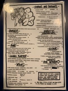 A menu of B13