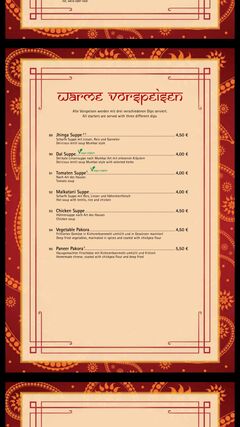 A menu of Ganesha