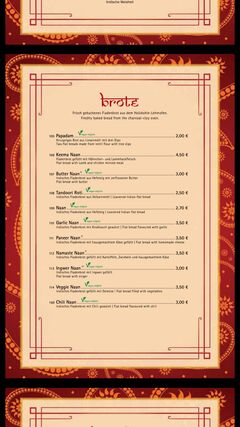 A menu of Ganesha