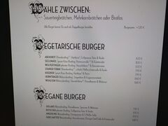 A menu of Hans im Glück, Hansaplatz