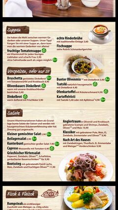 A menu of Beim Olivenbauer