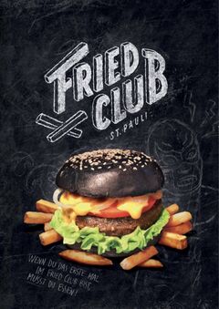 A menu of Fried Club