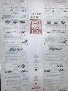 A menu of Fat Mama